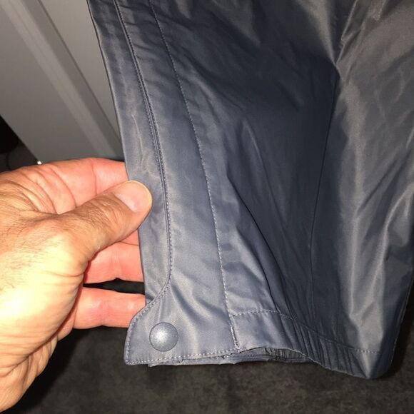 Gray UA ACE Waterproof Nylon Coated Pullover Bag Golf Rain Pants Trousers XXL - Picture 4 of 9